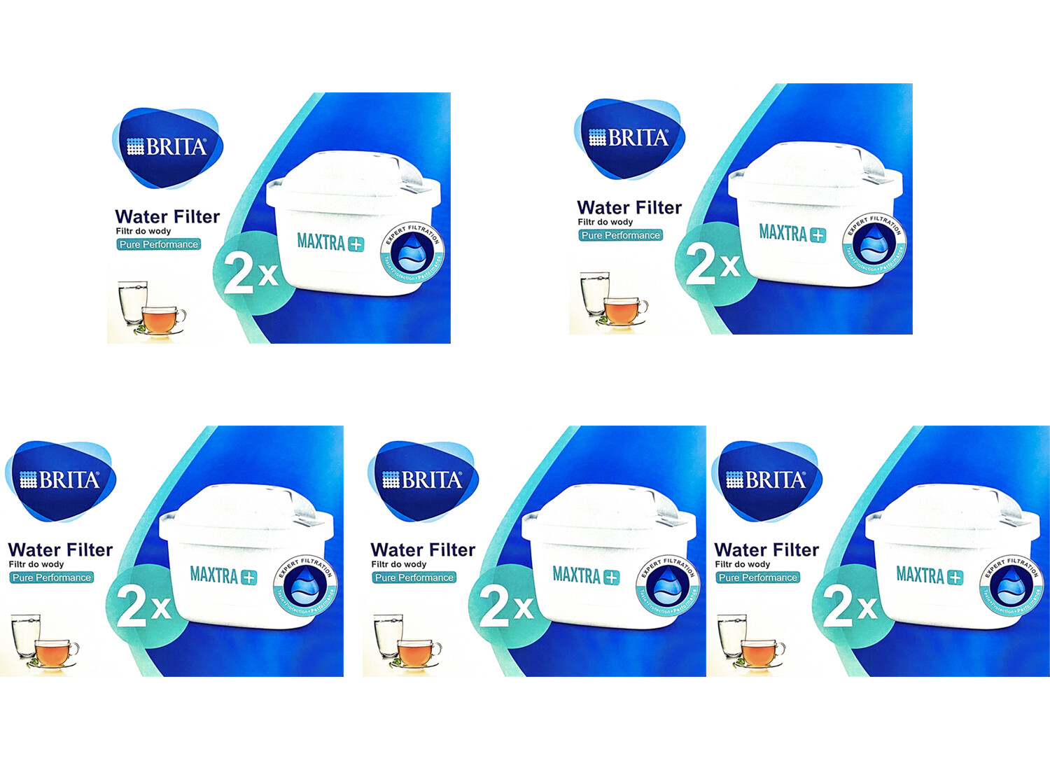 Brita Maxtra PLUS Pure Performance Wasserfilterkartusche 10er Pack