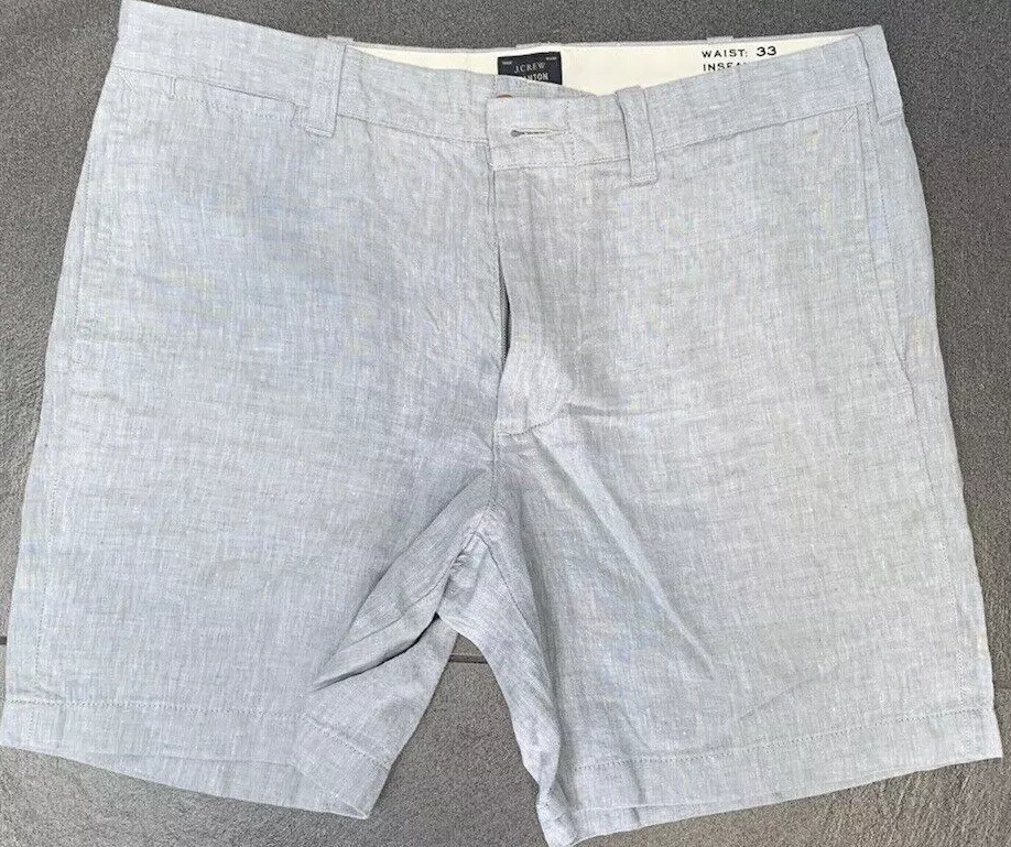 Linen shorts j outlet crew