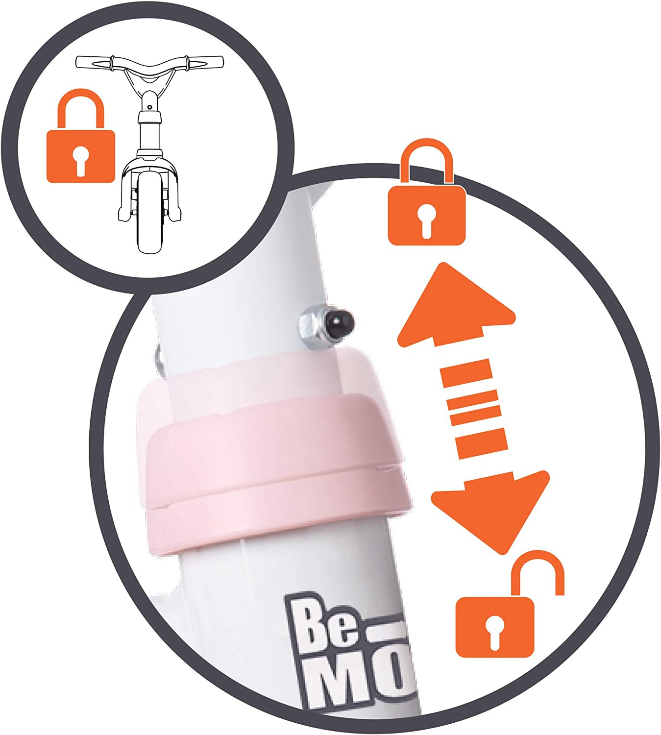 Smoby Dreirad Rosa - Sicheres Kinderdreirad Ab 15 Monaten