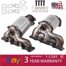 2PCS Catalytic Converter for Ford Explorer Flex Taurus Police 3.5L Lincoln 3.7L