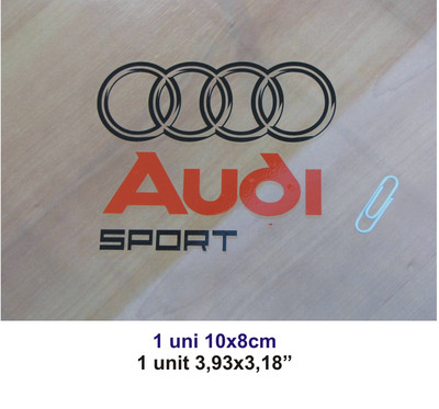 Sticker Vinilo Pegatina Decal Vinyl Aufkleber Adesivi Autocollant Audi Sport Aro
