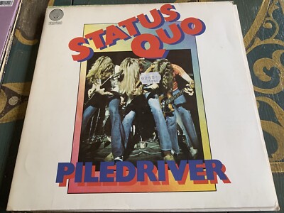 STAUS QUO    PILEDRIVER  - Vertigo    6360 082 - Vinyl LP 1972 Deutsche Pressung
