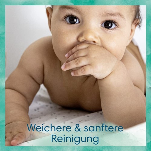 PAMPERS Feuchttücher Harmonie Aqua ohne Parfüme & Alkohol 1152 (24 x 48) Tücher - Bild 4 von 7