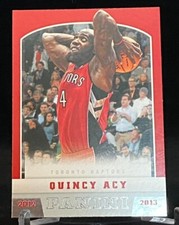 2012-13 Panini Basketball Rookie Card #219 Quincy Acy Toronto Raptors