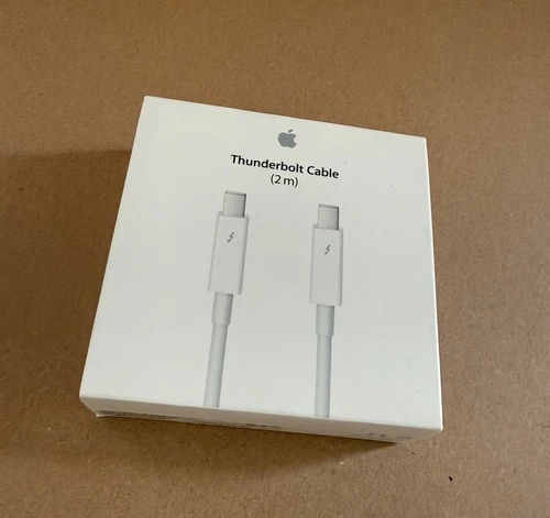 NEW  Genuine Apple Thunderbolt 2 Kabel 2M - White - MD862ZM/A