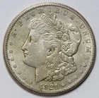 1921-S $1 Morgan Silver Dollar Uncirculated - RAW - Nice Luster