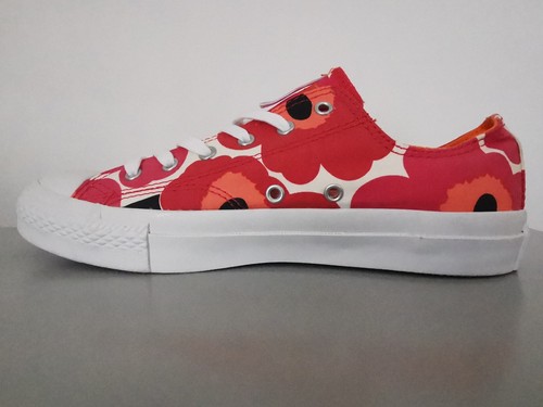 BNWOT Converse x Marimekko Floral Print 'All Star Ox' Trainers Size UK 6 * NEW - Picture 7 of 12
