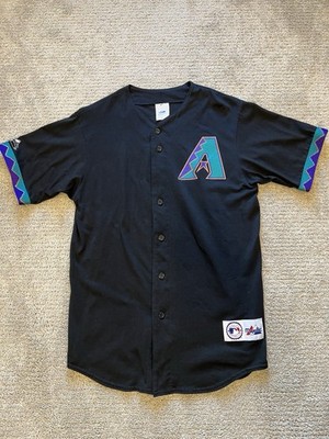 Vintage Arizona Diamondbacks Majestic Blank MLB Stitch Jersey Medium