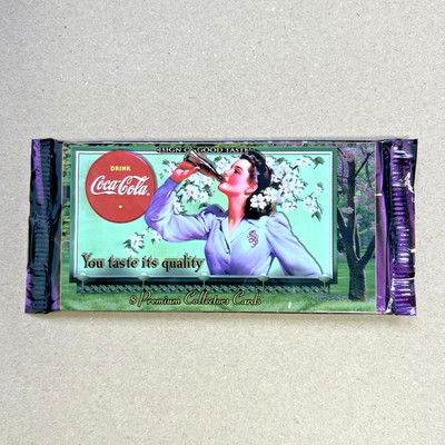 Coca-Cola Sign of good Taste (1996) Trading Cards Booster Pack Collect-A-Card