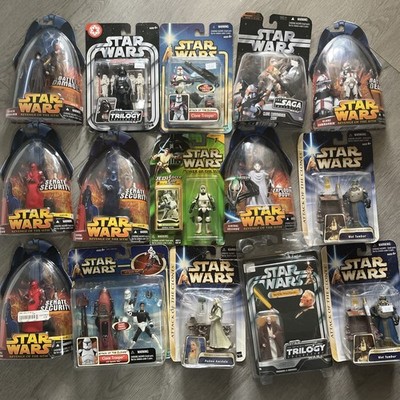 HASBRO FIGURES - vintage STAR WARS Figure Collection-LOT-late 90 s Early 2000 s