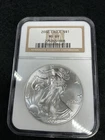 2002 Eagle 1 oz .999 Silver NGC MS69 🔥🔥MILKING🔥🔥 Brown Label