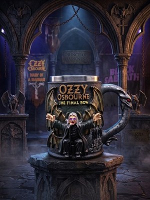 Ozzy Osbourne The Final Bow Back To The Beginning Mug Resin 500ml Handpainted
