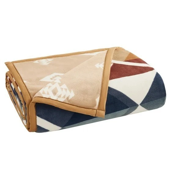 Pendleton Reversible Plush Throw 50 x 70 Savanna Stripe Polyester New FREE SHIP - Image 3 of 4