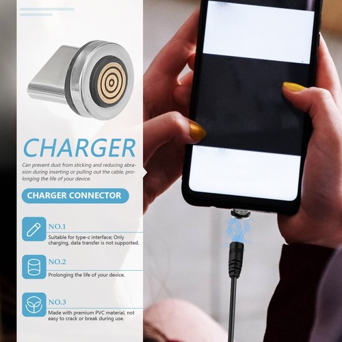 4 Pcs Magnetic Head Charging Cable Usb Tip for Phone - 第 6/11 張圖片