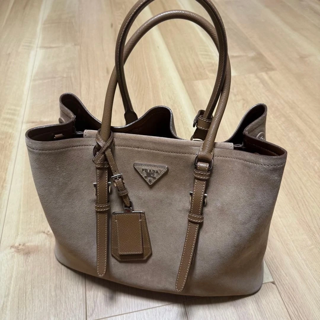 PRADA Suede Shoulder Bags for Women for sale | eBay
