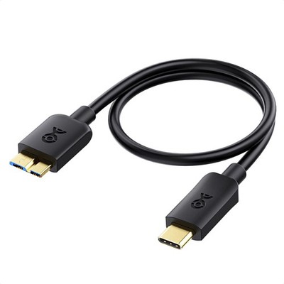 USB C to Micro USB 3.0 Cable for Hard Drive 10Gbps 1 ft