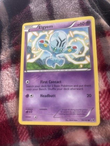 Pokémon TCG Elgyem Noble Victories 55/101 Reverse Holo Common