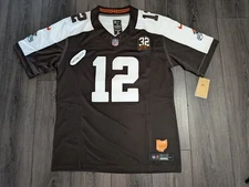 🚨 Shedeur Sanders #12 Cleveland Browns 2025 LIMITED 🏈 Jersey Men's Sizes