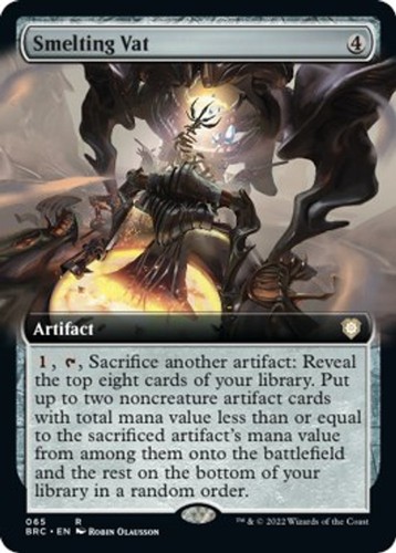 Smelting Vat (Extended Art) - Commander: The Brothers' War #65