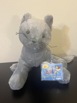 Webkinz Charcoal Cat Plush Stuffed Animal Sealed Code Tag Gray Ganz NEW
