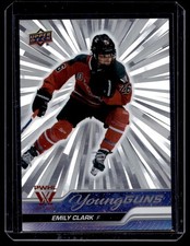 Emily Clark Rookie Outburst Silver SP #70 2024-25 Upper Deck PWHL Young Guns