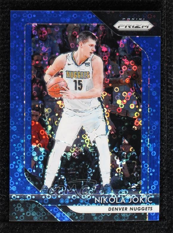 2018-19 Panini Prizm Fast Break Blue Prizm 61/175 Nikola Jokic #92 0i4y