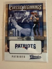 2021 Panini Classics - Classic Beginnings Mac Jones #CB-MJ Silver (RC)