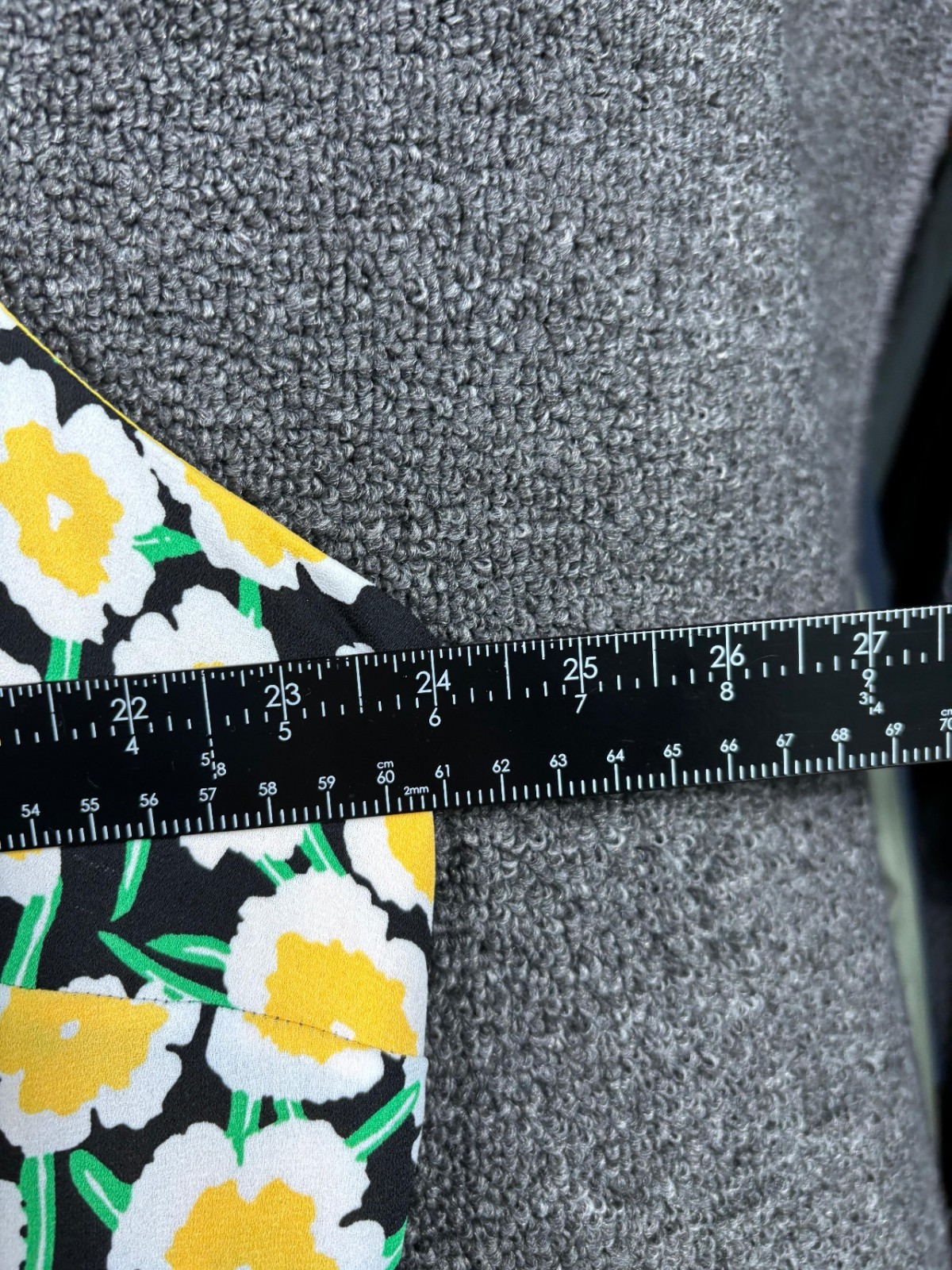 Diane Von Furstenberg Mini Shift Dress Womens Sz 22 Multicolor Floral Sleeveless