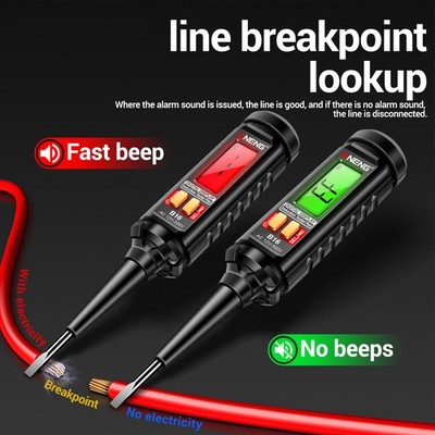 Digital Voltage Detector Sound And Light Alarm For Electricians And DIY Enthusia