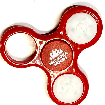 Muskoka Woods Spinner With Multiple Functions Including Clicking Finger Slinging
