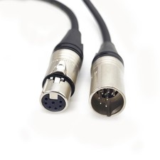 7 Pin XLR Cable Connector, 7 Pin XLR Tube Microphone Cable Balanced Male to F...
