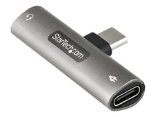 StarTech.com USB C Audio & Charge Adapter - USB-C Audio Adapter w/ 3.5mm TRRS