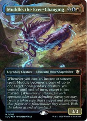 Muddle, the Ever-Changing (Borderless) Foil - Secrets of Strixhaven Commander