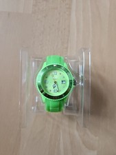 Coole Unisex ICE WATCH - neon grün mit grün metalic Ziffernblatt- zeitlos schön!