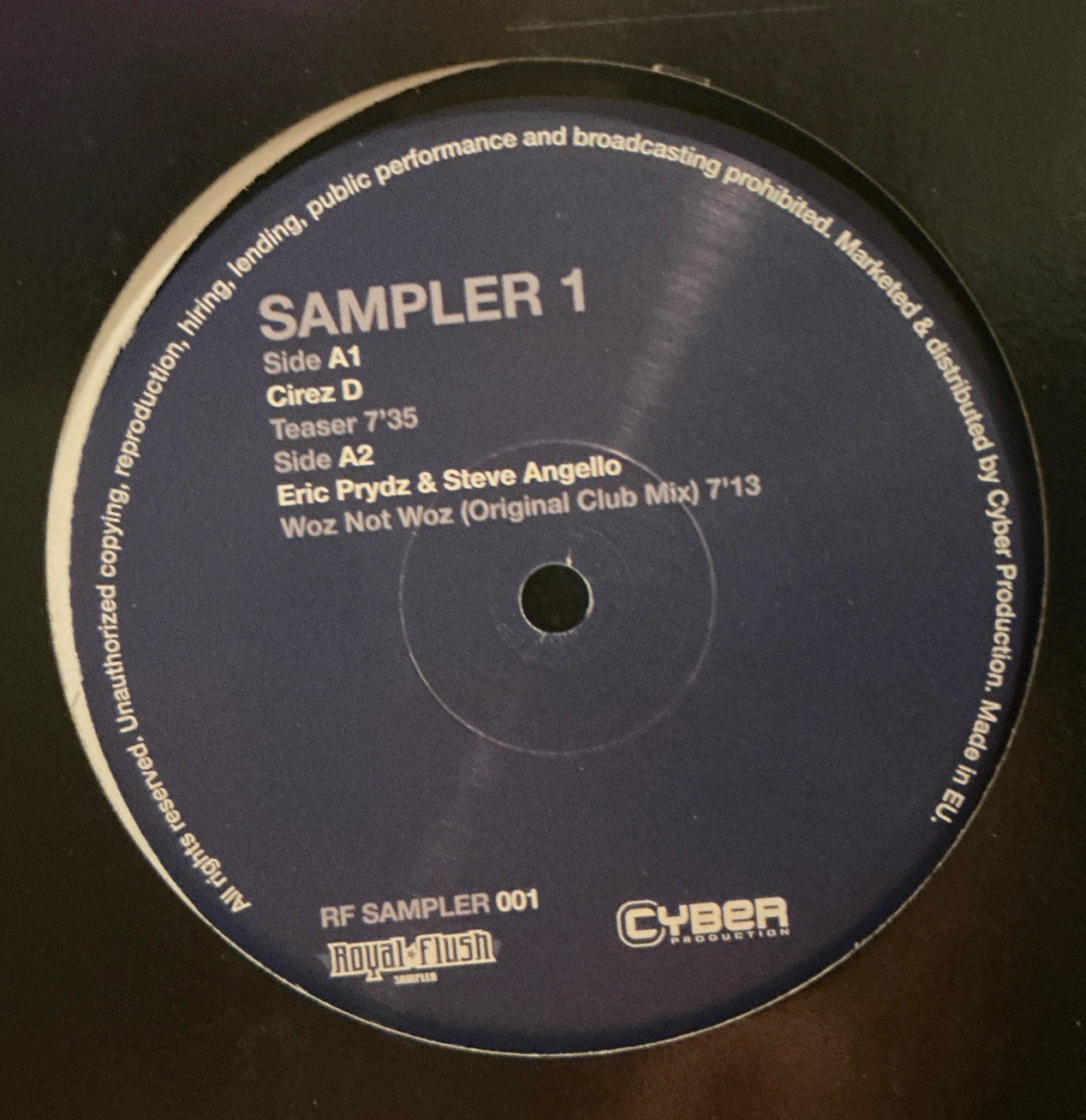 Royal Flush Records Sampler 1 Vinyl