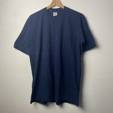 Vintage Towncraft Shirt Mens size Medium M Blue 90s Y2K JCPenney Made in USA