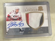 2010-11 Upper Deck The Cup Limited Logos /50 Jeff Skinner #LL-SK Rookie Auto RC