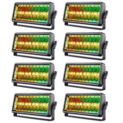 10x 180W COB 4+36LED Wall Wash Light Strobe DMX Stage Beam Light Party Light DJ