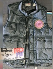 VTG 70's Coast Productions x King Louie Hollywood Film Union PRO FIT Vest Sz M