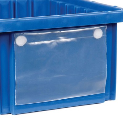 Quantum Label Holder LBL2X8 for Plastic Dividable Grid Container 8''W x 2''H