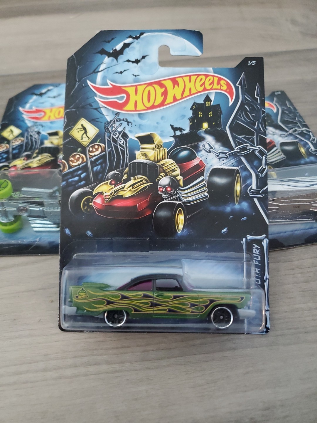 Hot Wheels Kroger 2014 Happy Halloween Complete Set 1-5 Ecto-1 Bone Shaker C