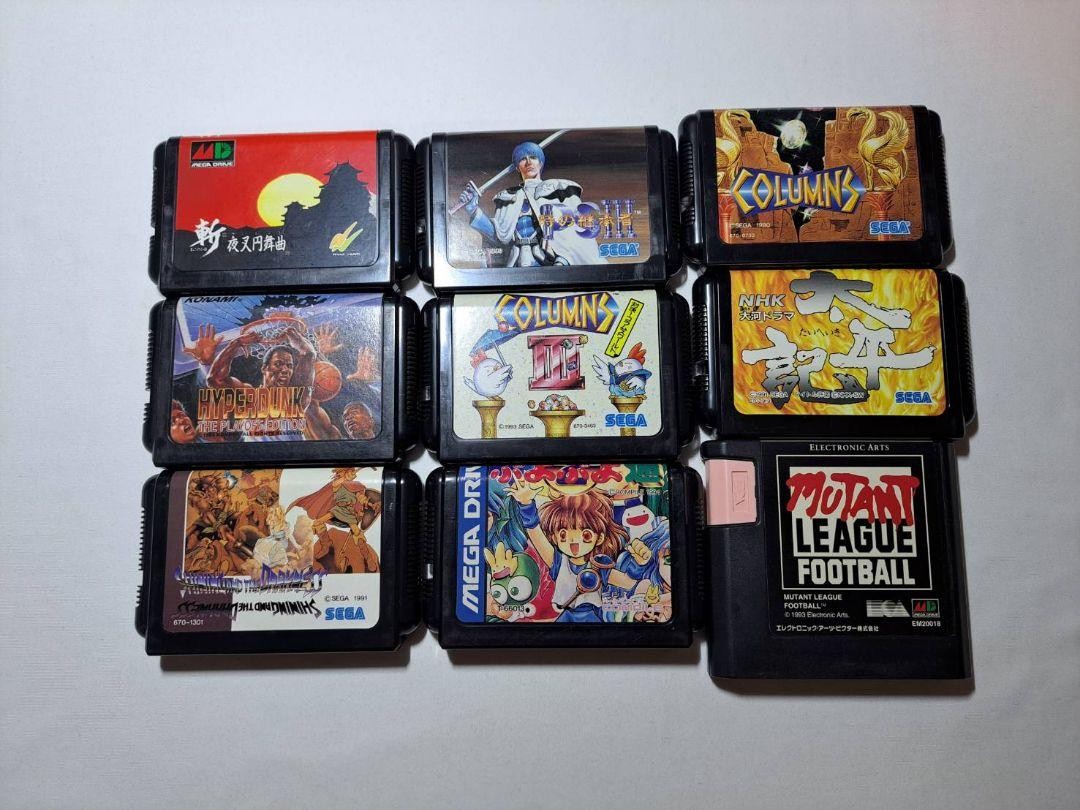 Lot of SEGA GENESIS MEGA DRIVE GAME SOFT SET