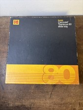Vintage Kodak Transvue 80 Slide Tray Carousel Projector - Original Box