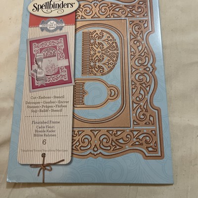 Spellbinders Flourished Frame Set Of 6 Dies NIP S6-051