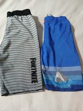 Cat  Jack XL Shark Swim Shorts  Fortnite Striped Swim Shorts Boys Lot