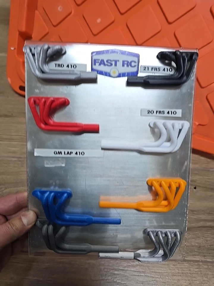 8 Fast RC Sprint Car Headers 1/10th Scale Custom Works Enforcer Gfrp Dirt Oval - Image 4 of 4