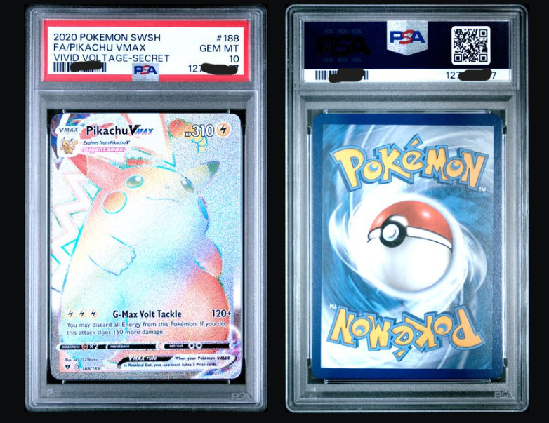 Pikachu VMAX (Secret) 188/185 Swsh04 Vivid Voltage PSA 10