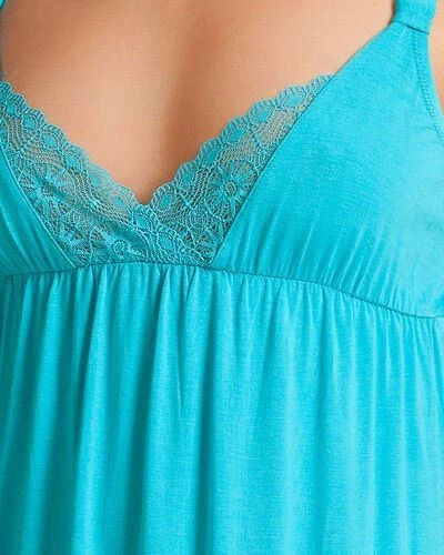 Jersey La Perla Antonietta L Babydoll Chemise Verde Bambú Verde Foto 2 de 3
