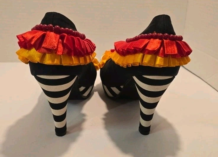 Disfraz de Ellie Halloween Día de Muertos Día de los Muertos Tacones Bombas Talla 9 Foto 3 de 4