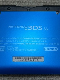 3DS LL XL blue black Japan Nintendo Console Japanese B157